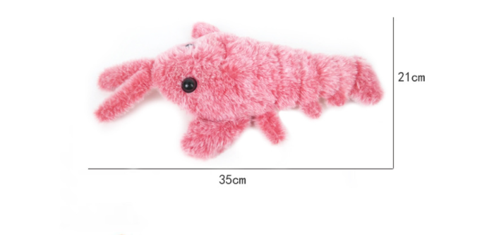 Pet Toys USB Charging Electric Jumping Shrimp