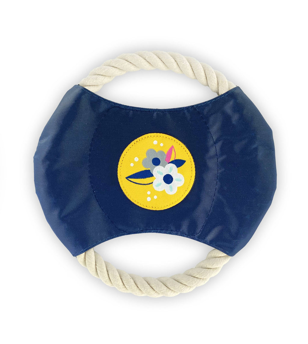 Sunshine Floral - Dog Rope Disc Toy