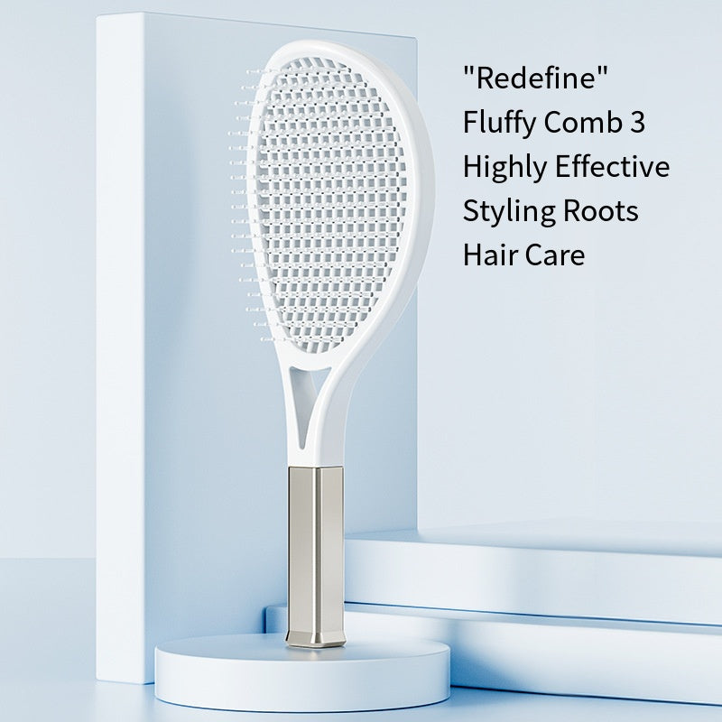 Hair Comb Tennis Racket Fluffy Combs
