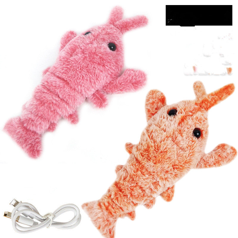 Pet Toys USB Charging Electric Jumping Shrimp