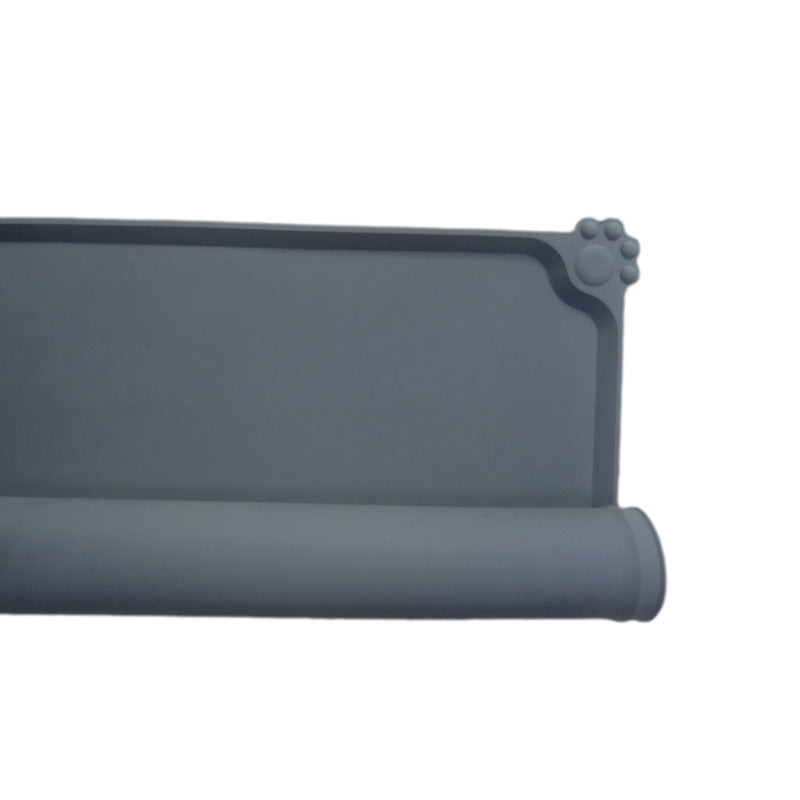 Waterproof Pure Color Silicone Pet Food Mat