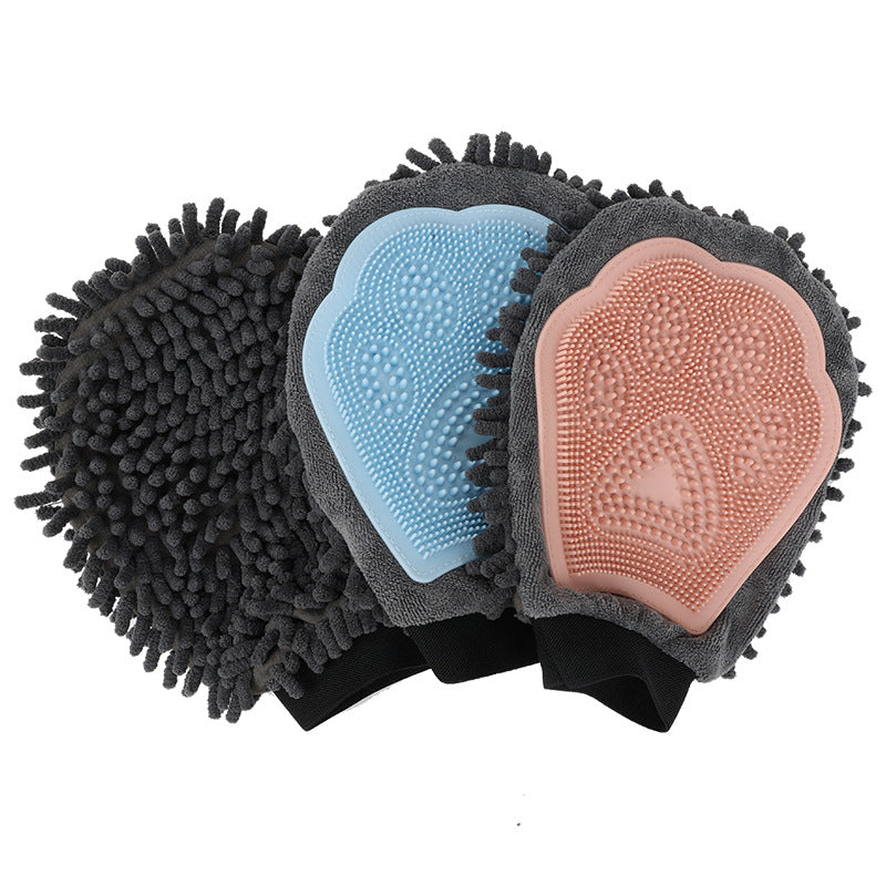 Pet Bathing Brush 2-in-1 Grooming Kit